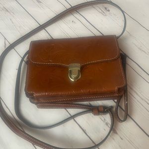 Patricia Nash Florence Lanza Leather Crossbody